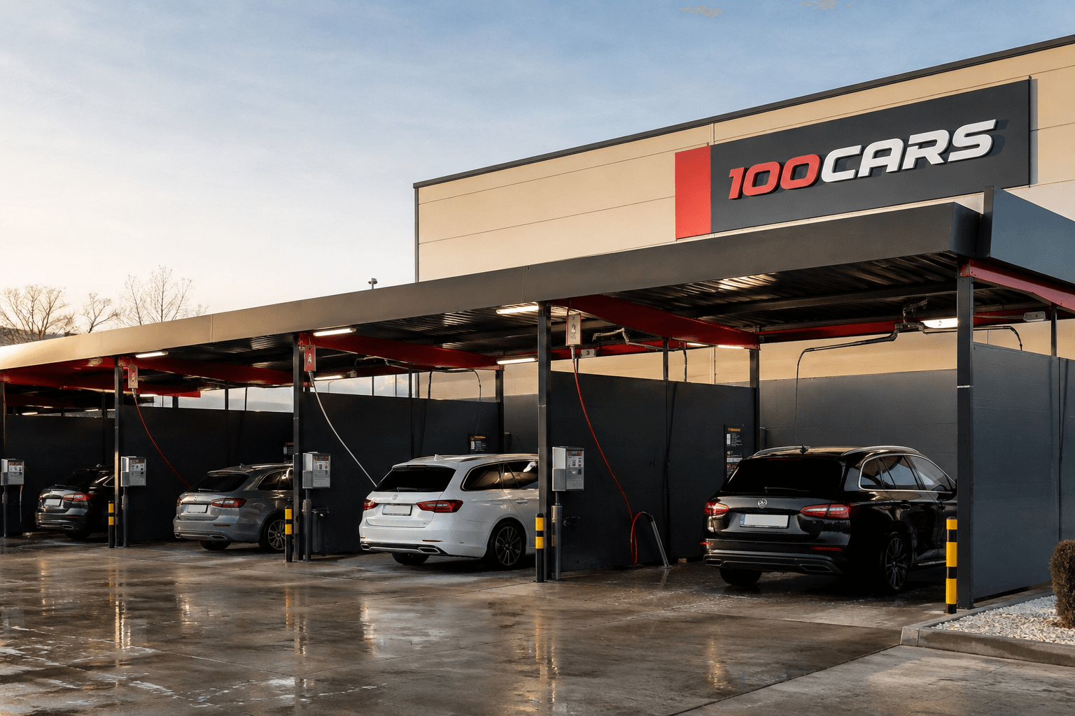 Действующий партнёрский объект автомойки самообслуживания 100CARS